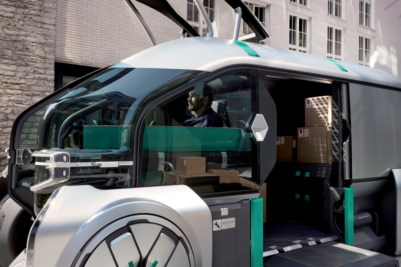 Illustration for article titled Renault's Latest Take on Autonomous Delivery Are These Adorable Little Robot Pods